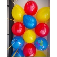 Воздушные шары под потолок «Яркое сочетание»