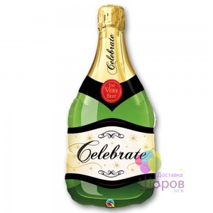 Шар Фигура "Бутылка Шампанского Celebrate"