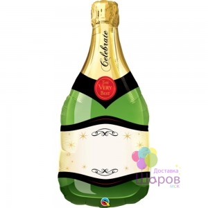Шар Фигура "Бутылка Шампанского Celebrate"