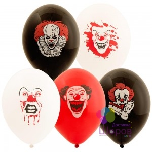 Воздушный шар под потолок «Клоун ужасный»